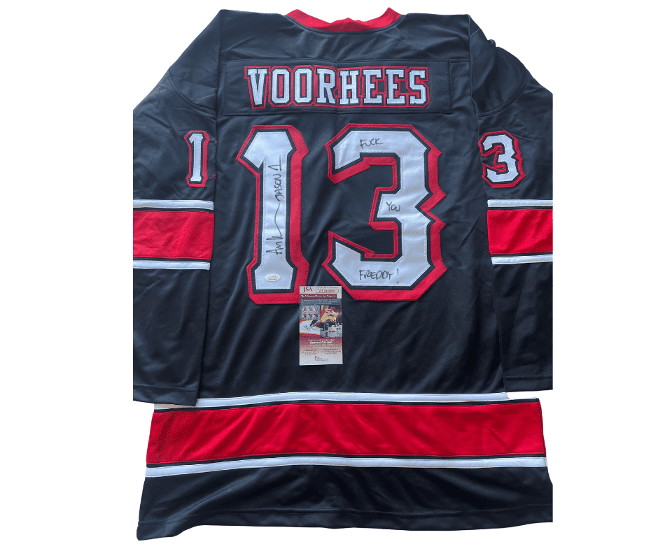 Ari Lehman signed Friday the 13th Jason Voorhees jersey