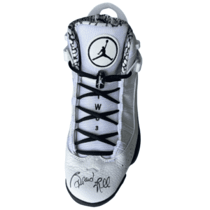 Spud Webb signed Jordan sneaker