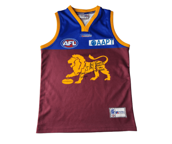 Jason Akermanis game worn Brisbane Lions jersey 2006