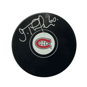 Jose Theodore signed Canadiens NHL puck