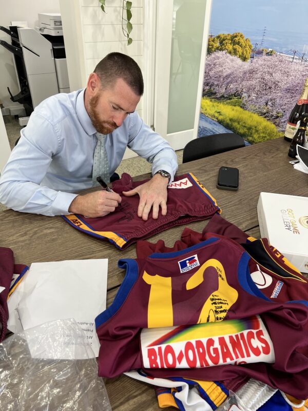 Jason Akermanis game worn Brisbane Lions jersey 2006 - Image 5