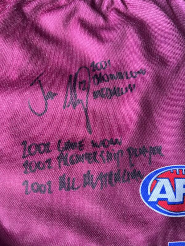 Jason Akermanis game worn 2002 shorts - Image 2