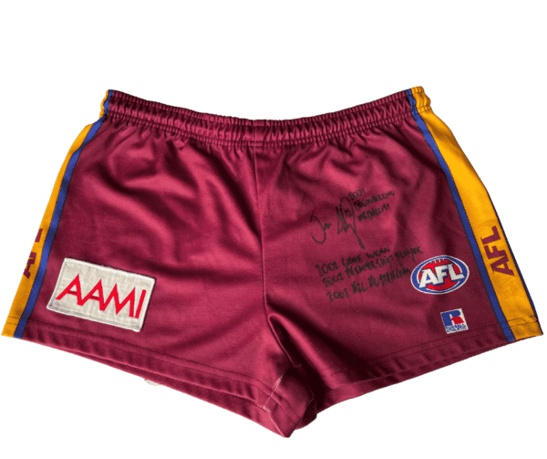 Jason Akermanis game worn 2002 shorts