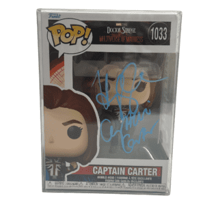 Hayley Atwell Signed  and inscribed Captain Carter - Dr. Strange - Funko Pop