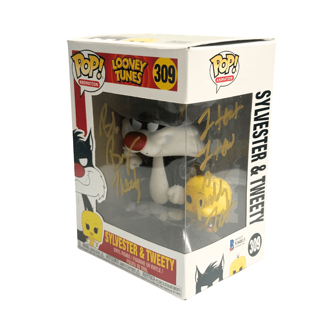 Bob Bergen signed and inscribed Tweety Bird Funko Pop